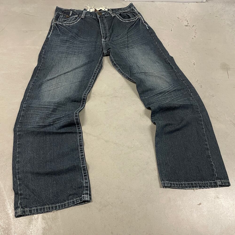 Vintage Y2K rock & republic baggy western jeans 38x32